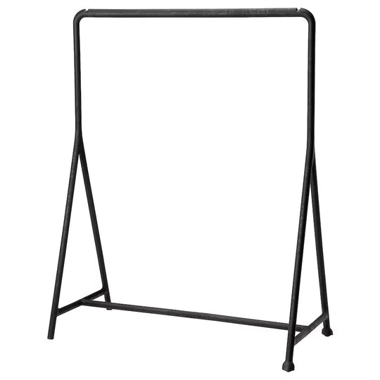 TURBO Clothes rack, in/outdoor, black, 117x59 cm