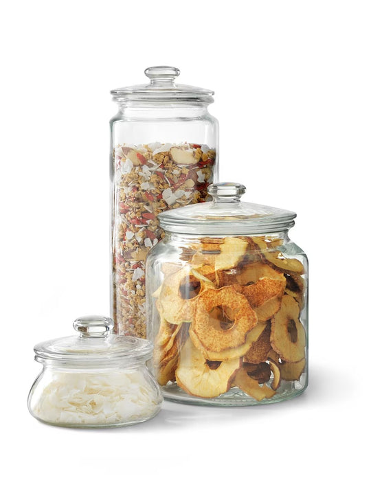 VARDAGEN Jar with lid, clear glass, 1.8 l