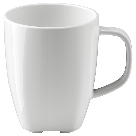 VÄRDERA Mug, white, 17 cl