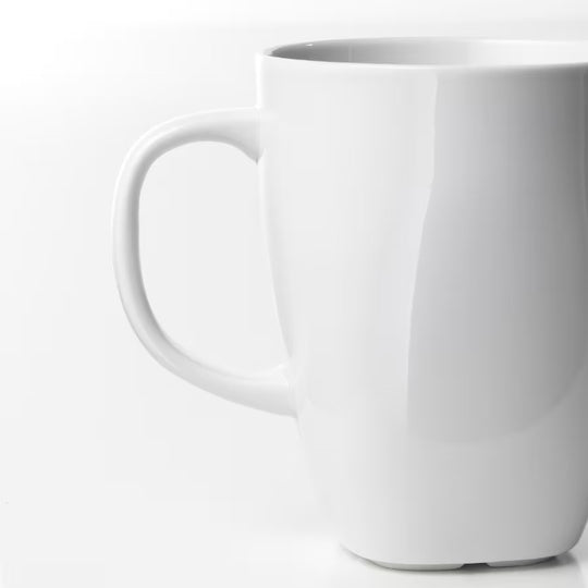 VÄRDERA Mug, white, 30 cl