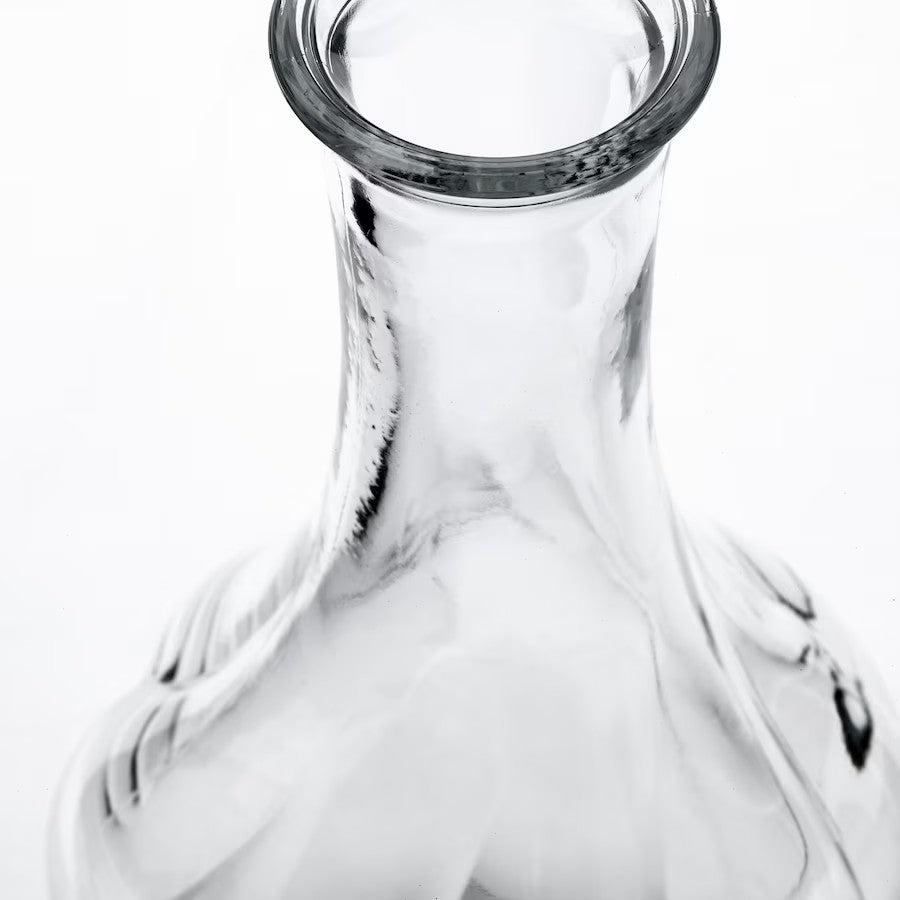 VILJESTARK Vase, Clear Glass, 17 cm